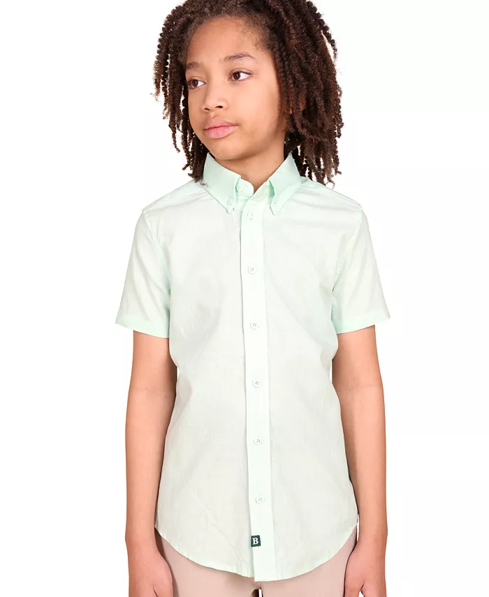 Льняная рубашка с коротким рукавом на пуговицах для мальчиков Big Boys B By Brooks Brothers, зеленый
Льняная рубашка с коротким рукавом на пуговицах для мальчиков Big Boys B By Brooks Brothers, зеленый