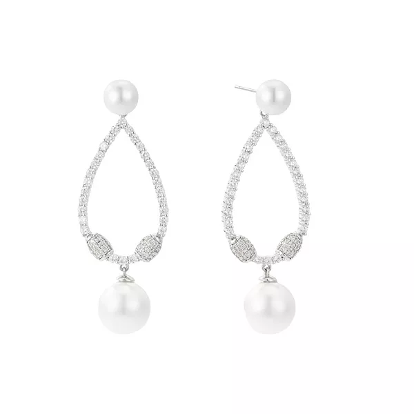 Серьги-Подвески Muse с жемчугом Untamed Petals, silver
Серьги-Подвески Muse с жемчугом Untamed Petals, silver