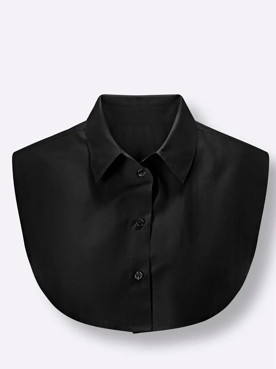 Карманный воротник Classic Basics в стиле блузки, черный
Карманный воротник Classic Basics в стиле блузки, черный