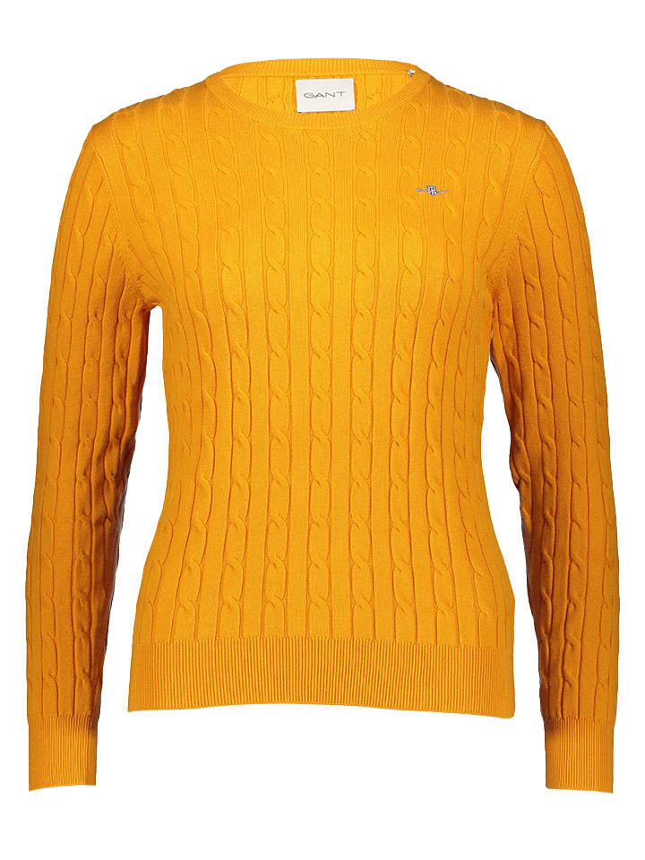 Свитер цвета охры Gant
Свитер цвета охры Gant