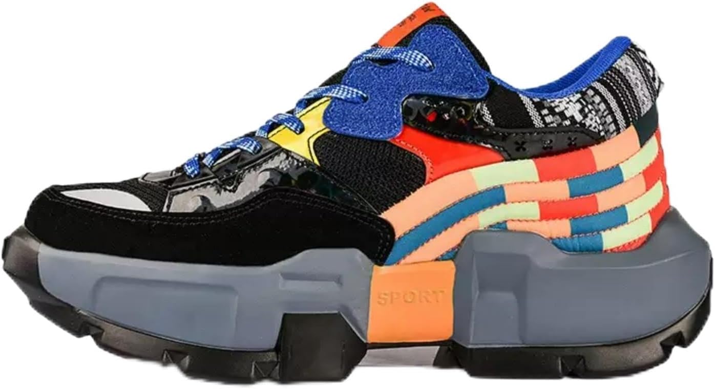 Мужские кроссовки MACEFIL с цветными блоками, модные платформенные кеды в стиле «папа» с массивной подошвой, дышащие повседневные спортивные кроссовки для ходьбы, мультиколор
Мужские кроссовки MACEFIL с цветными блоками, модные платформенные кеды в стиле «папа» с массивной подошвой, дышащие повседневные спортивные кроссовки для ходьбы, мультиколор