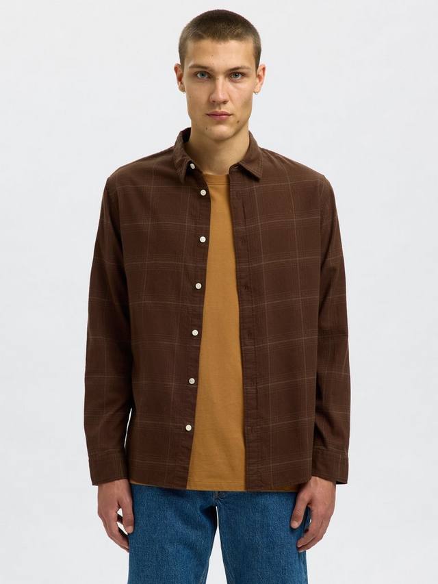 Хлопковая рубашка в клетку Selected
Хлопковая рубашка в клетку Selected