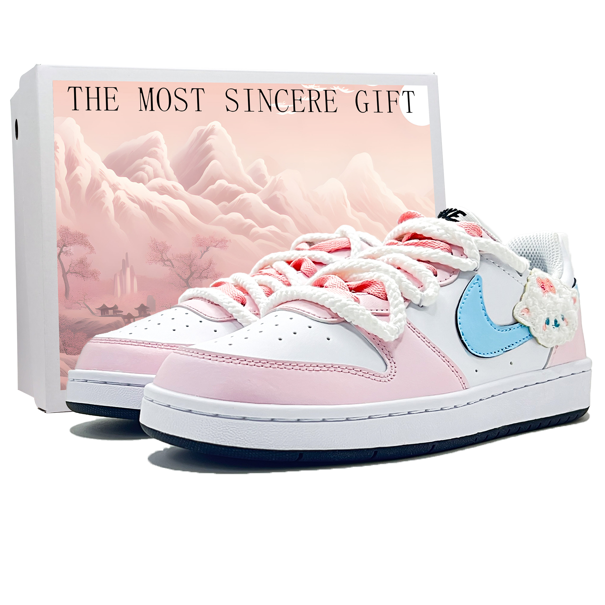 Детские скейтерские кроссовки Court Borough для младших школьников Nike, белый/розовый 
Детские скейтерские кроссовки Court Borough для младших школьников Nike, белый/розовый