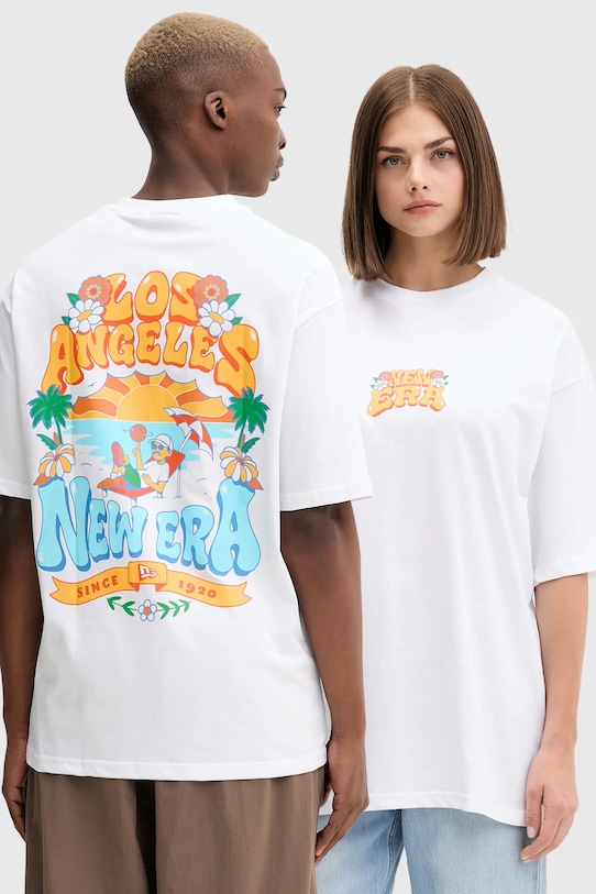 Хлопковая футболка New Era, белый
Хлопковая футболка New Era, белый
