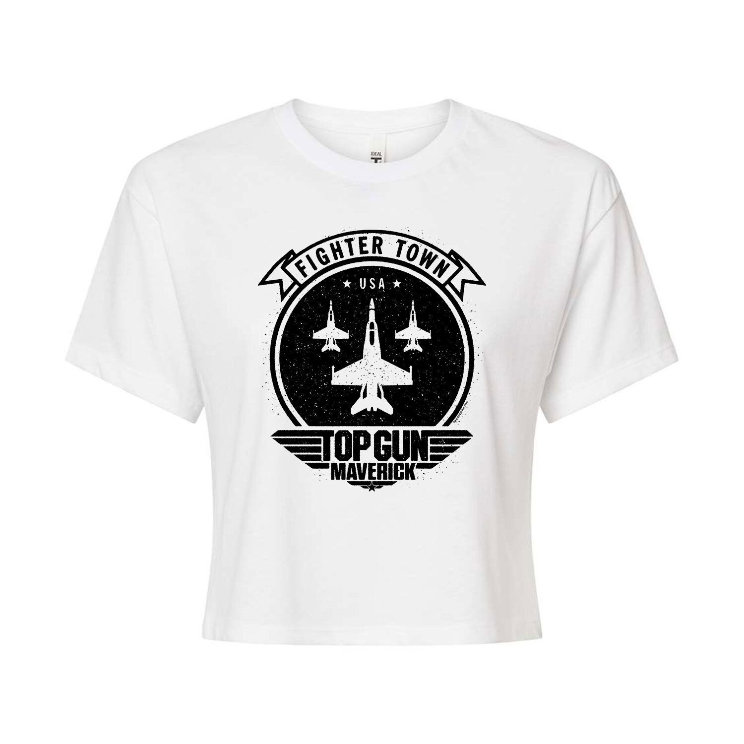 Лучший стрелок среди юниоров: укороченная футболка с рисунком Maverick «Fighter Town» Licensed Character, белый
Лучший стрелок среди юниоров: укороченная футболка с рисунком Maverick «Fighter Town» Licensed Character, белый