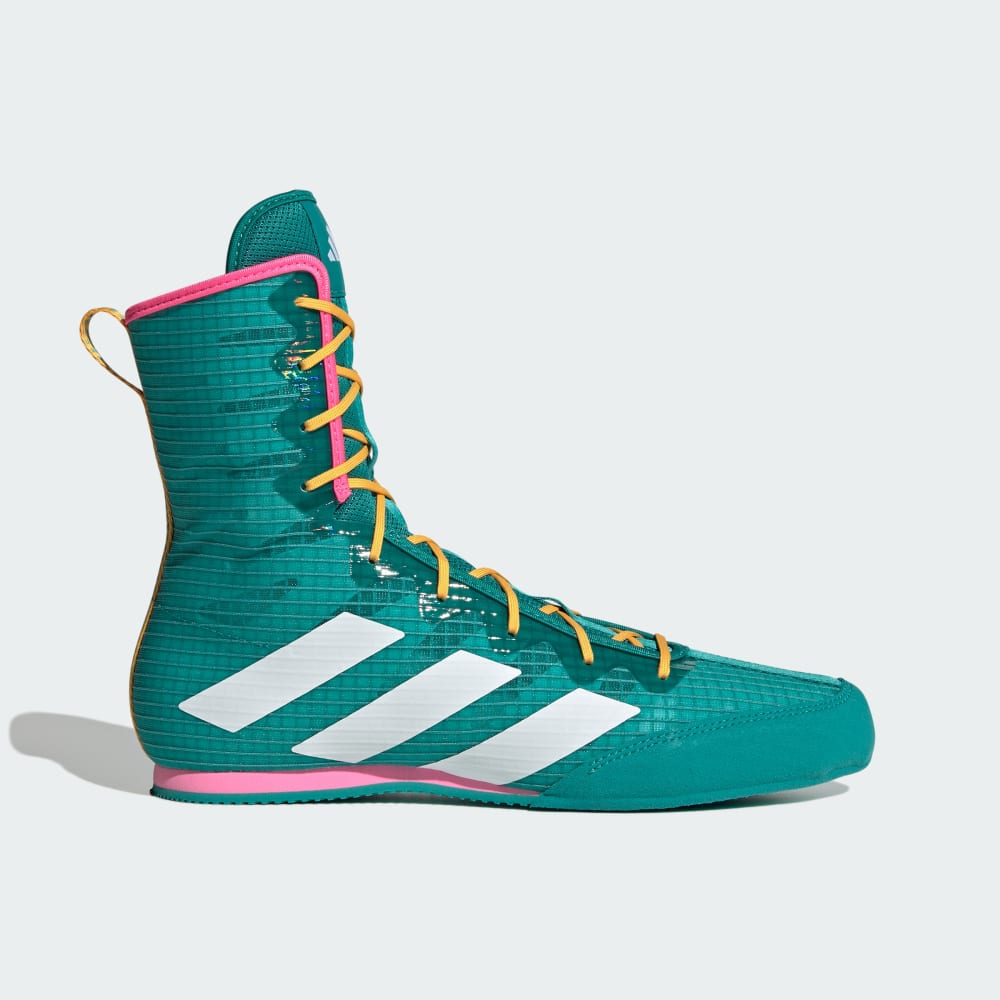Высокие кроссовки Adidas Box Hog 4 Shoes, цвет Pure Teal/Cloud White/Lucid Pink 
Высокие кроссовки Adidas Box Hog 4 Shoes, цвет Pure Teal/Cloud White/Lucid Pink