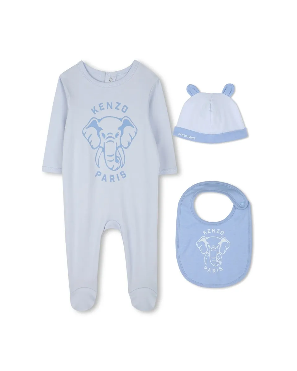 Детский комплект из 3-х предметов из хлопка Kenzo Kids, синий
Детский комплект из 3-х предметов из хлопка Kenzo Kids, синий