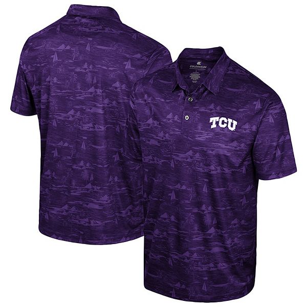 Мужская фиолетовая футболка polo с принтом TCU Horned Frogs Daly Colosseum
Мужская фиолетовая футболка polo с принтом TCU Horned Frogs Daly Colosseum