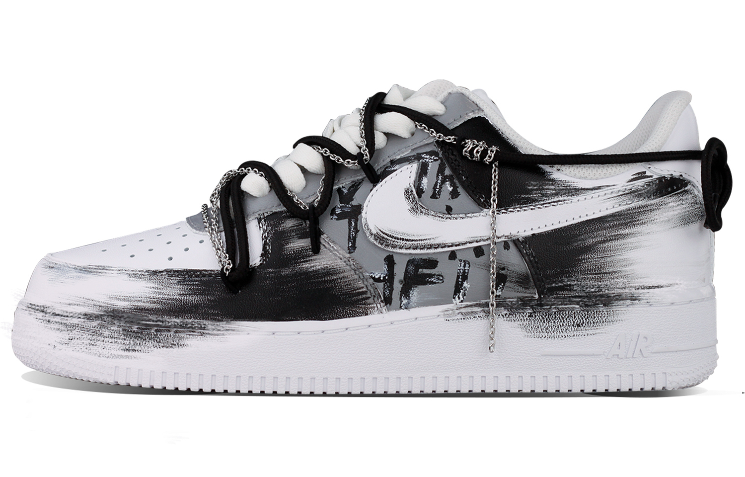 Nike Air Force 1 Slip Resistant Waterproof Abrasion Resistant Low Top Skateboard Shoes Men's White Black
Nike Air Force 1 Slip Resistant Waterproof Abrasion Resistant Low Top Skateboard Shoes Men's White Black