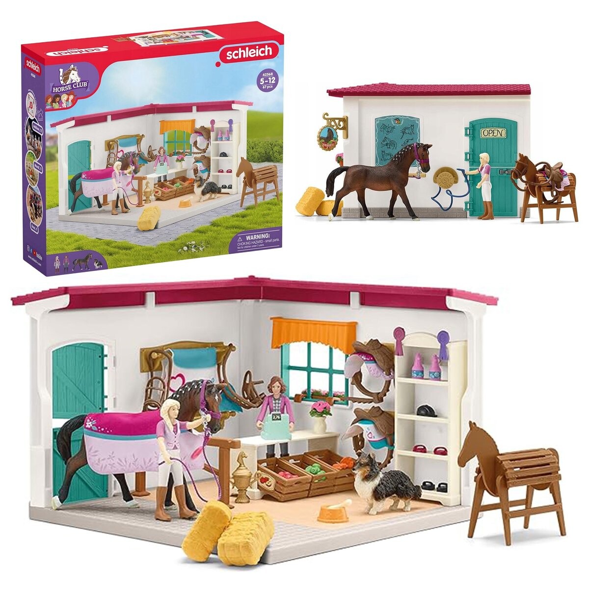 SLH42568 Schleich Horse Club - Магазин товаров для лошадей, фигурки для детей 5+ 
SLH42568 Schleich Horse Club - Магазин товаров для лошадей, фигурки для детей 5+