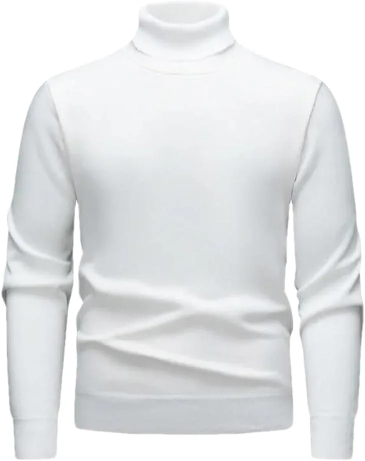 Мужской пуловер с высоким воротником Slim Fit
Мужской пуловер с высоким воротником Slim Fit