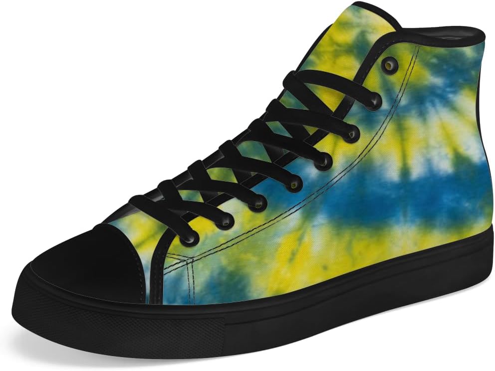 Мужские и женские высокие кеды с узором тай-дай на холщовой ткани, высокие кроссовки на шнуровке, повседневная обувь Chebing, желтый
Мужские и женские высокие кеды с узором тай-дай на холщовой ткани, высокие кроссовки на шнуровке, повседневная обувь Chebing, желтый