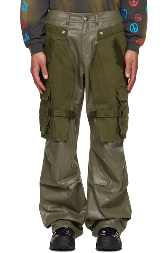 SSENSE Эксклюзивные брюки-карго цвета Хаки Raptor с многослойной структурой Andersson Bell
SSENSE Эксклюзивные брюки-карго цвета Хаки Raptor с многослойной структурой Andersson Bell