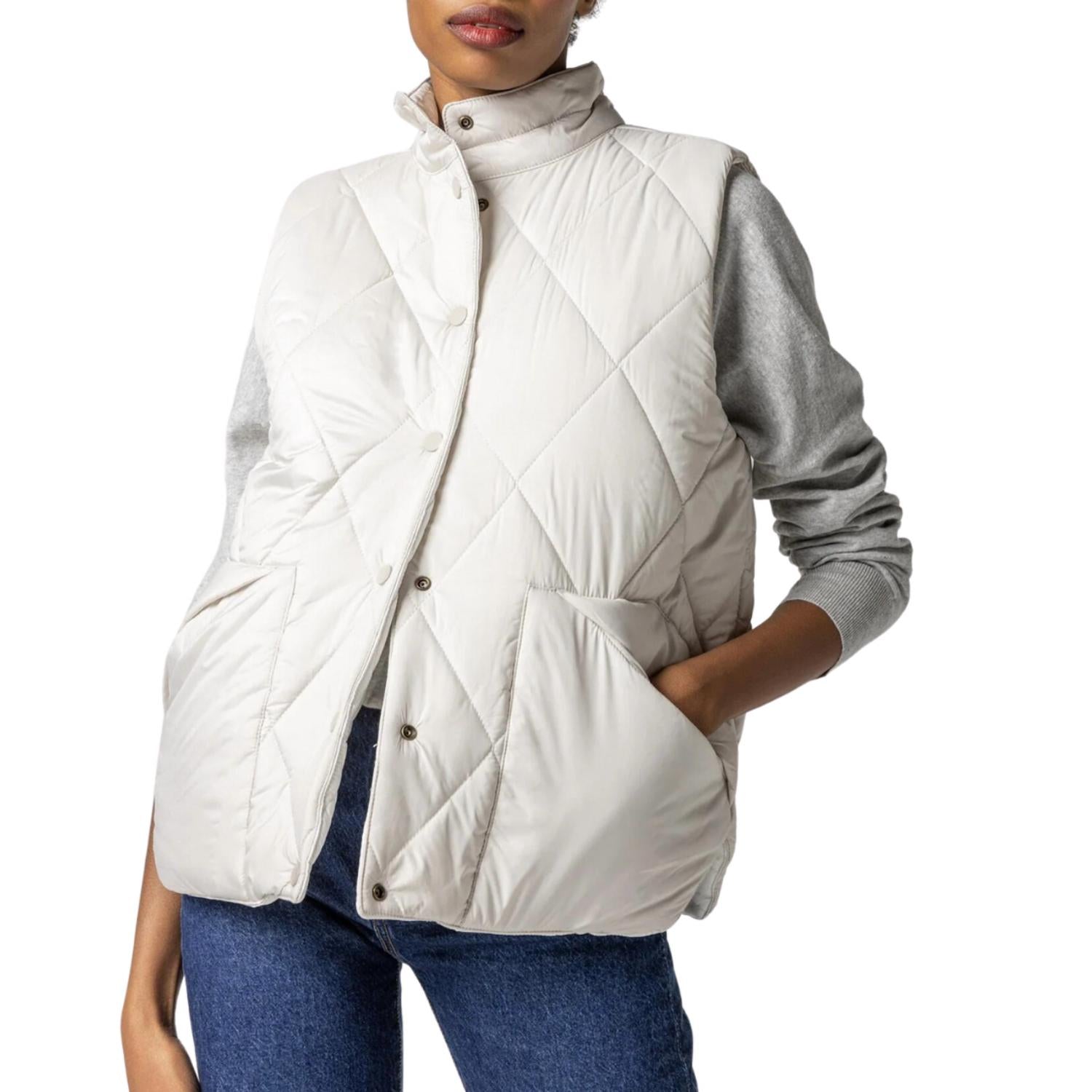 Двусторонний жилет с застежкой на кнопку спереди цвета опала Lilla P, цвет opal, Белый, Двусторонний жилет с застежкой на кнопку спереди цвета опала Lilla P, цвет opal
Двусторонний жилет с застежкой на кнопку спереди цвета опала Lilla P, цвет opal, Белый, Двусторонний жилет с застежкой на кнопку спереди цвета опала Lilla P, цвет opal