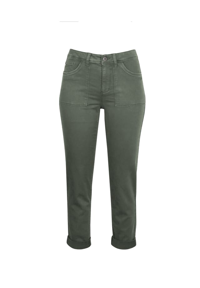 Джинсы цвета Давос с пятью карманами Stooker, зеленый
Джинсы цвета Давос с пятью карманами Stooker, зеленый