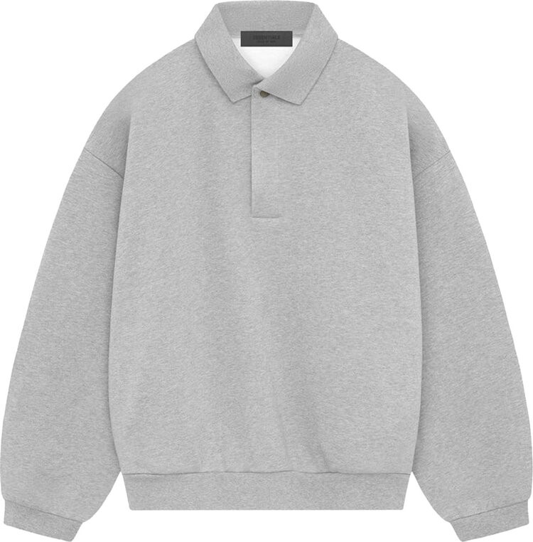 Поло Fear of God Essentials Long-Sleeve 'Light Heather Grey', серый
Поло Fear of God Essentials Long-Sleeve 'Light Heather Grey', серый