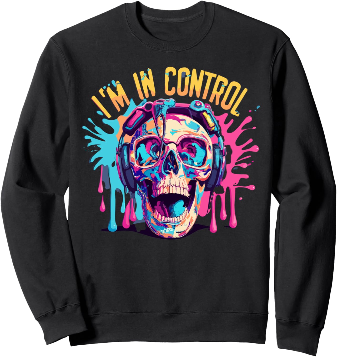 Толстовка All Things Paint Splash Skull для управления видеоигровым контроллером Video Game Controller Control All The Things, черный
Толстовка All Things Paint Splash Skull для управления видеоигровым контроллером Video Game Controller Control All The Things, черный