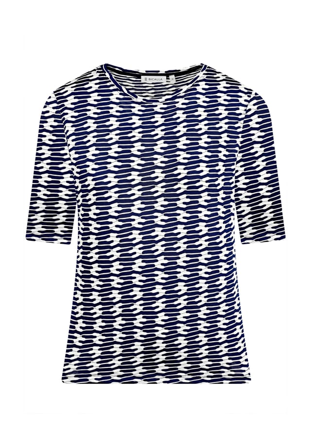 Рубашка с жаккардовым узором темно-синего/белого цвета Bicalla, мультиколор
Рубашка с жаккардовым узором темно-синего/белого цвета Bicalla, мультиколор