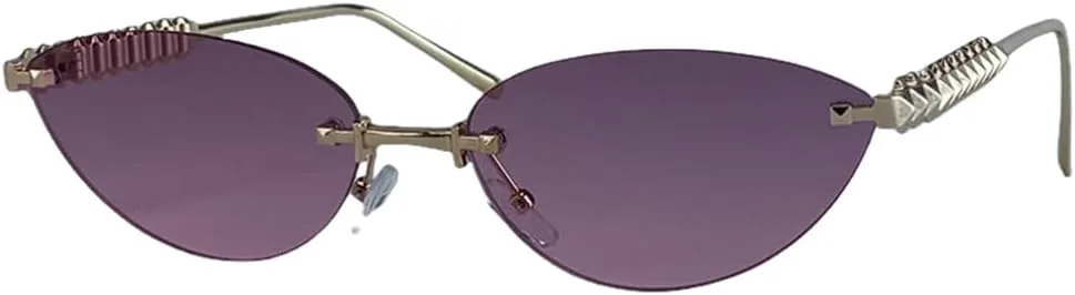 Женские солнцезащитные очки в стиле панк «Кошачий глаз» в роскошной винтажной металлической оправе с защитой от УФ-излучения UV400 TOIPASTN, C6purplepink
Женские солнцезащитные очки в стиле панк «Кошачий глаз» в роскошной винтажной металлической оправе с защитой от УФ-излучения UV400 TOIPASTN, C6purplepink