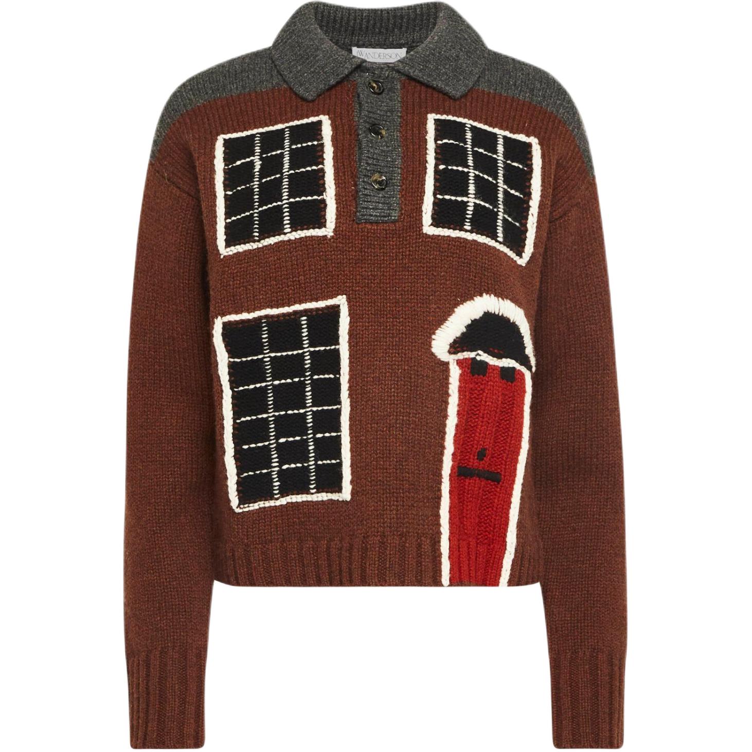 Джемпер House от JW Anderson, Темно-коричневый 
Джемпер House от JW Anderson, Темно-коричневый