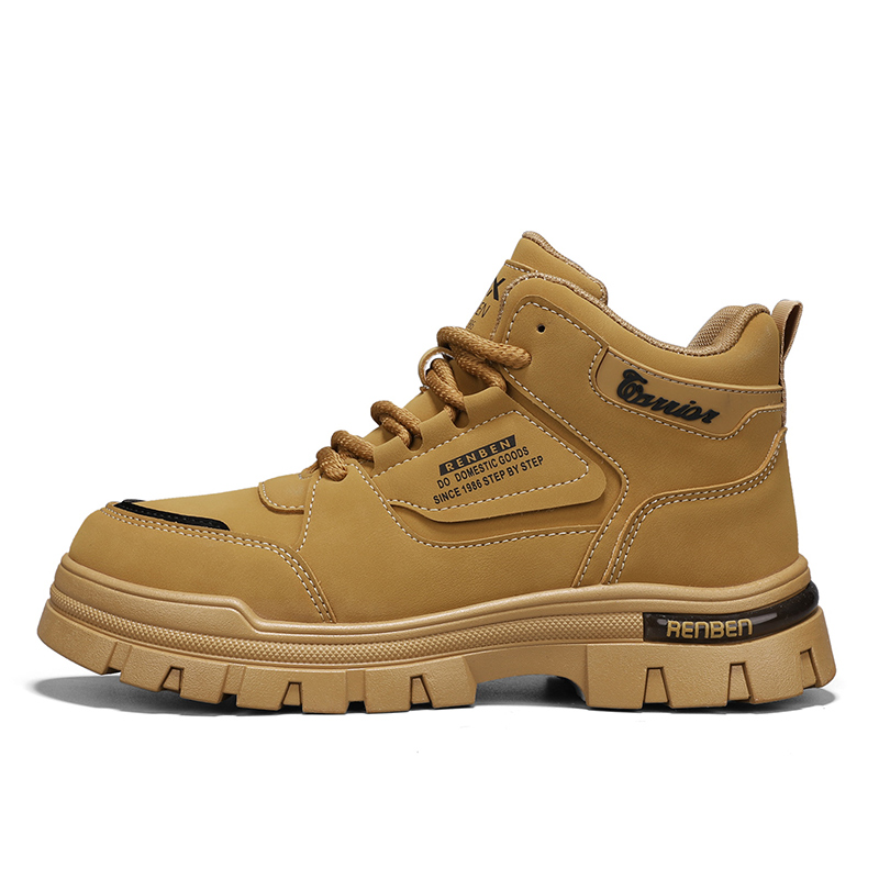 RENBEN Короткие мужские ботинки Martin, желтые
RENBEN Короткие мужские ботинки Martin, желтые