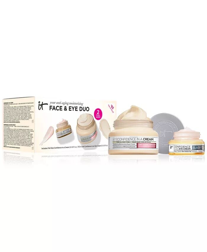 2 шт. Набор увлажняющих кремов для лица и глаз It Cosmetics
2 шт. Набор увлажняющих кремов для лица и глаз It Cosmetics