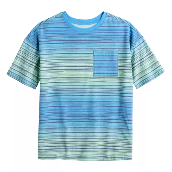 Футболка свободного кроя с карманом для мальчиков 8-20 лет, обычная и хаски Sonoma Goods For Life, цвет rough stripe teal
Футболка свободного кроя с карманом для мальчиков 8-20 лет, обычная и хаски Sonoma Goods For Life, цвет rough stripe teal