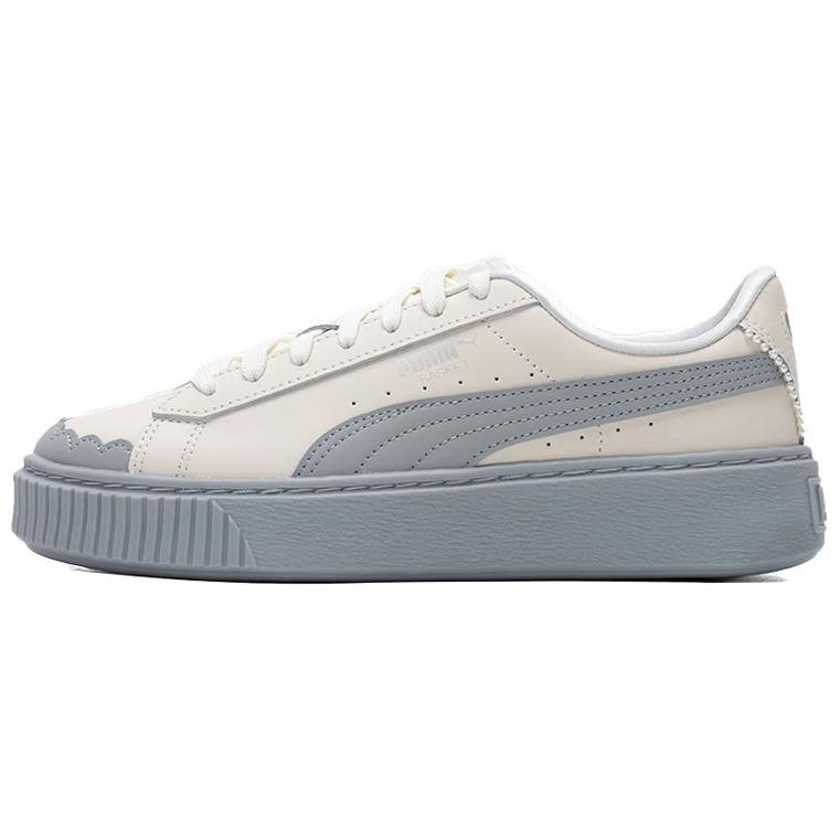 Кроссовки Puma BASKET PLATFORM Skateboarding Shoes Women's Low-top Off-white/Medium Gray, белый
Кроссовки Puma BASKET PLATFORM Skateboarding Shoes Women's Low-top Off-white/Medium Gray, белый