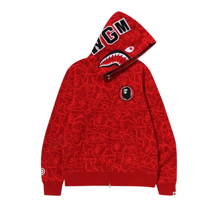 Худи BAPE 30th Anniversary Line Camo Shark Full Zip 'Red', красный
Худи BAPE 30th Anniversary Line Camo Shark Full Zip 'Red', красный