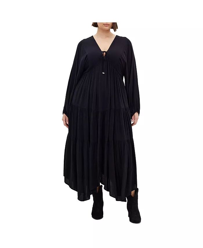 Платье Devine Beauty больших размеров CITY CHIC, черный
Платье Devine Beauty больших размеров CITY CHIC, черный