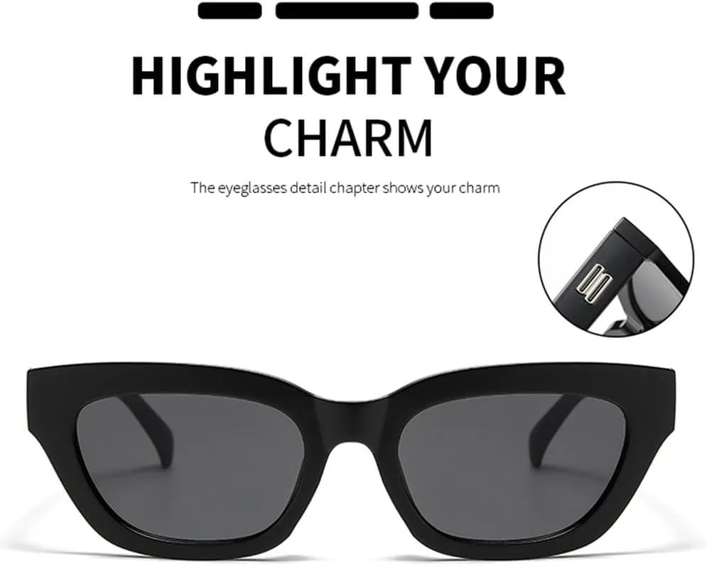 Модные солнцезащитные очки для женщин, винтажные, «кошачий глаз», классические винтажные солнцезащитные очки для женщин с защитой от УФ-излучения UV400 generic, Balck
Модные солнцезащитные очки для женщин, винтажные, «кошачий глаз», классические винтажные солнцезащитные очки для женщин с защитой от УФ-излучения UV400 generic, Balck