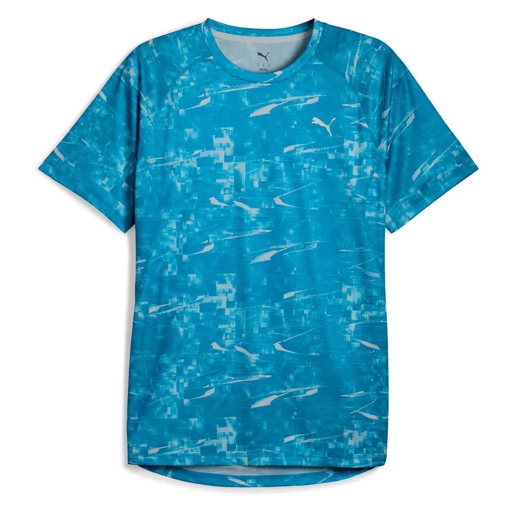 Футболка с коротким рукавом спортивная Puma Velocity Aop, синий 
Футболка с коротким рукавом спортивная Puma Velocity Aop, синий
