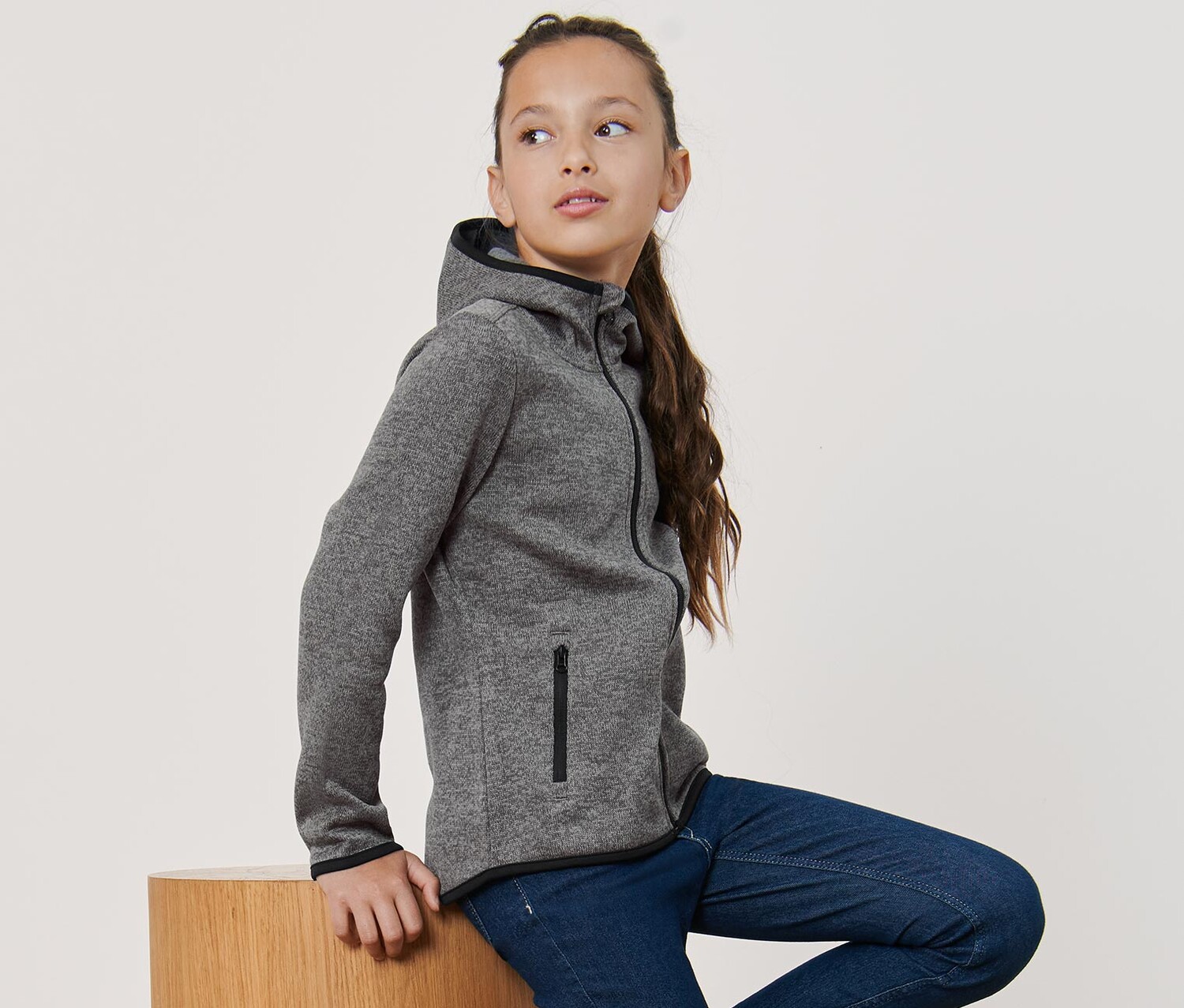 Детская вязаная флисовая куртка Tchibo, хизер серый
Детская вязаная флисовая куртка Tchibo, хизер серый