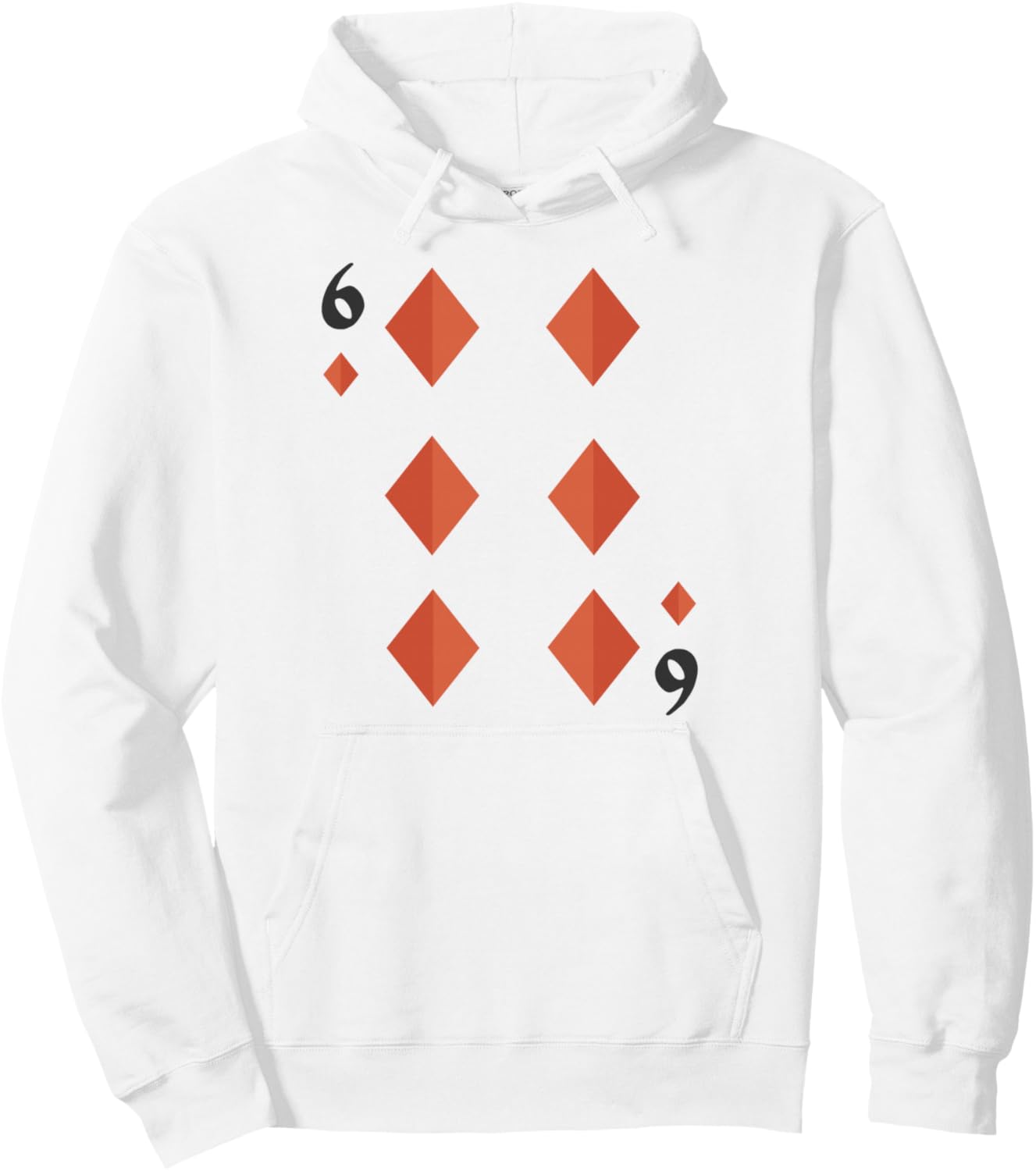 Худи с изображением 6 бриллиантовых колод для группового костюма на Хэллоуин Diamonds Deck Of Cards Apparel, белый
Худи с изображением 6 бриллиантовых колод для группового костюма на Хэллоуин Diamonds Deck Of Cards Apparel, белый