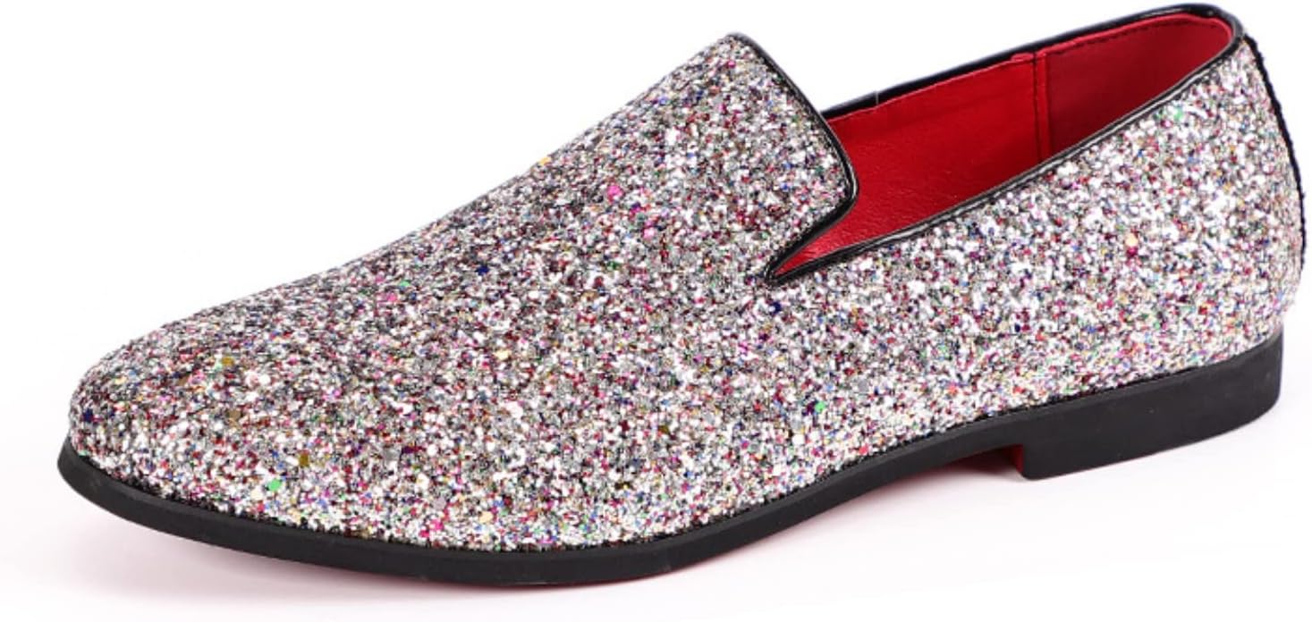 Мужские кожаные лоферы Vannida в британском стиле с заостренным носком, украшенные пайетками, металлическая роскошная текстура, слипоны с блестками, повседневные модные туфли, розовый
Мужские кожаные лоферы Vannida в британском стиле с заостренным носком, украшенные пайетками, металлическая роскошная текстура, слипоны с блестками, повседневные модные туфли, розовый