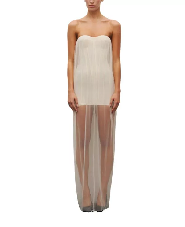 Платье-Корсаж из прозрачной ткани Heiress Beverly Hills, белый
Платье-Корсаж из прозрачной ткани Heiress Beverly Hills, белый