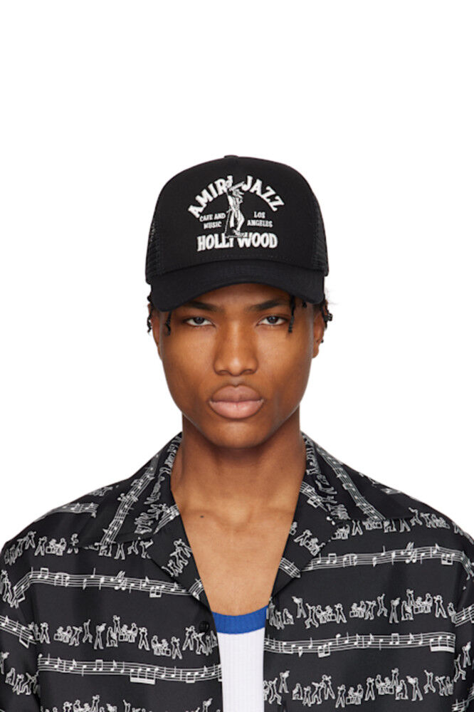 Черная кепка дальнобойщика «Amiri Jazz» Wolf
Черная кепка дальнобойщика «Amiri Jazz» Wolf