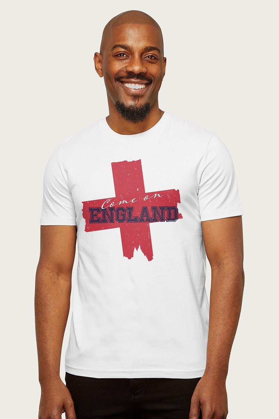 Футболка Come On England Red Cross Distress Euro Football Coto7, белый
Футболка Come On England Red Cross Distress Euro Football Coto7, белый