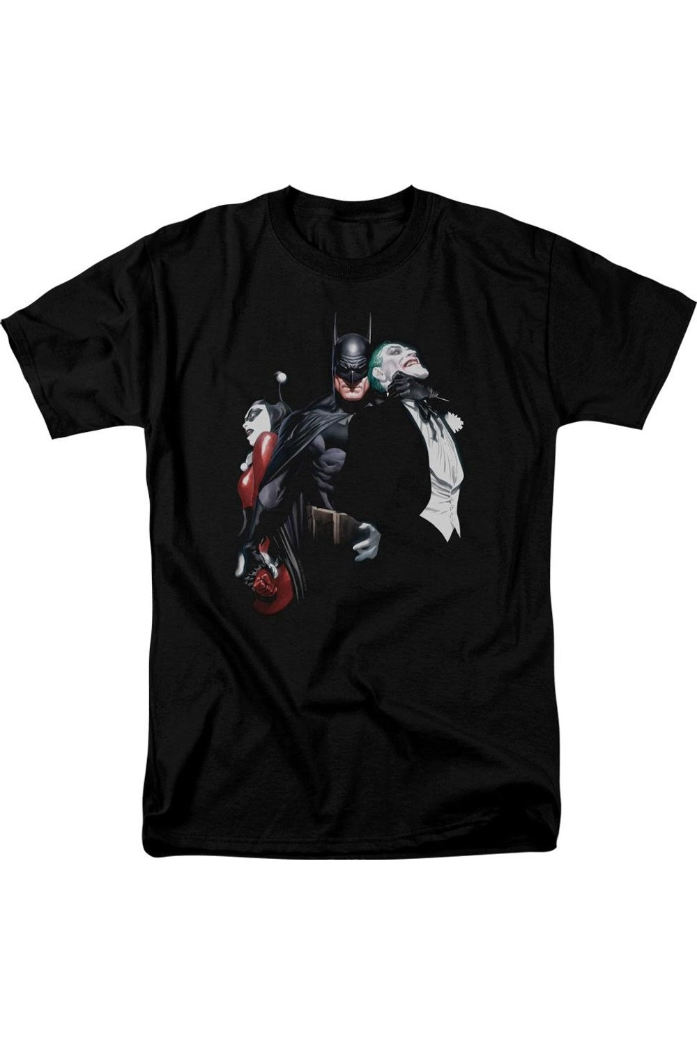 Футболка с коротким рукавом для взрослых Batman Joker Harley Choke Gildan, черный
Футболка с коротким рукавом для взрослых Batman Joker Harley Choke Gildan, черный