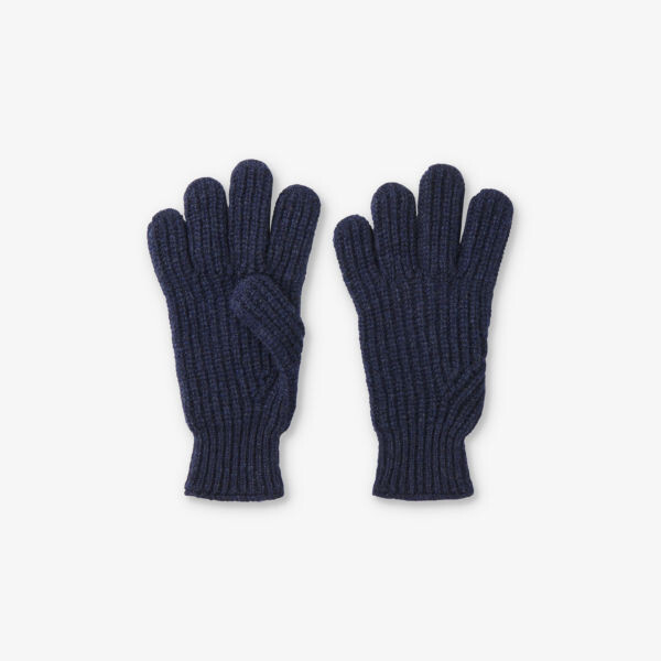 Перчатки шерстяные трикотажные с эластичными манжетами Whistles, синий
Перчатки шерстяные трикотажные с эластичными манжетами Whistles, синий