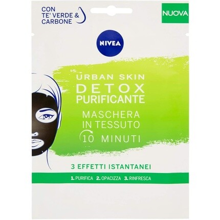 Детокс-маска Urban Skin очищающая, 10 минут, Nivea
Детокс-маска Urban Skin очищающая, 10 минут, Nivea