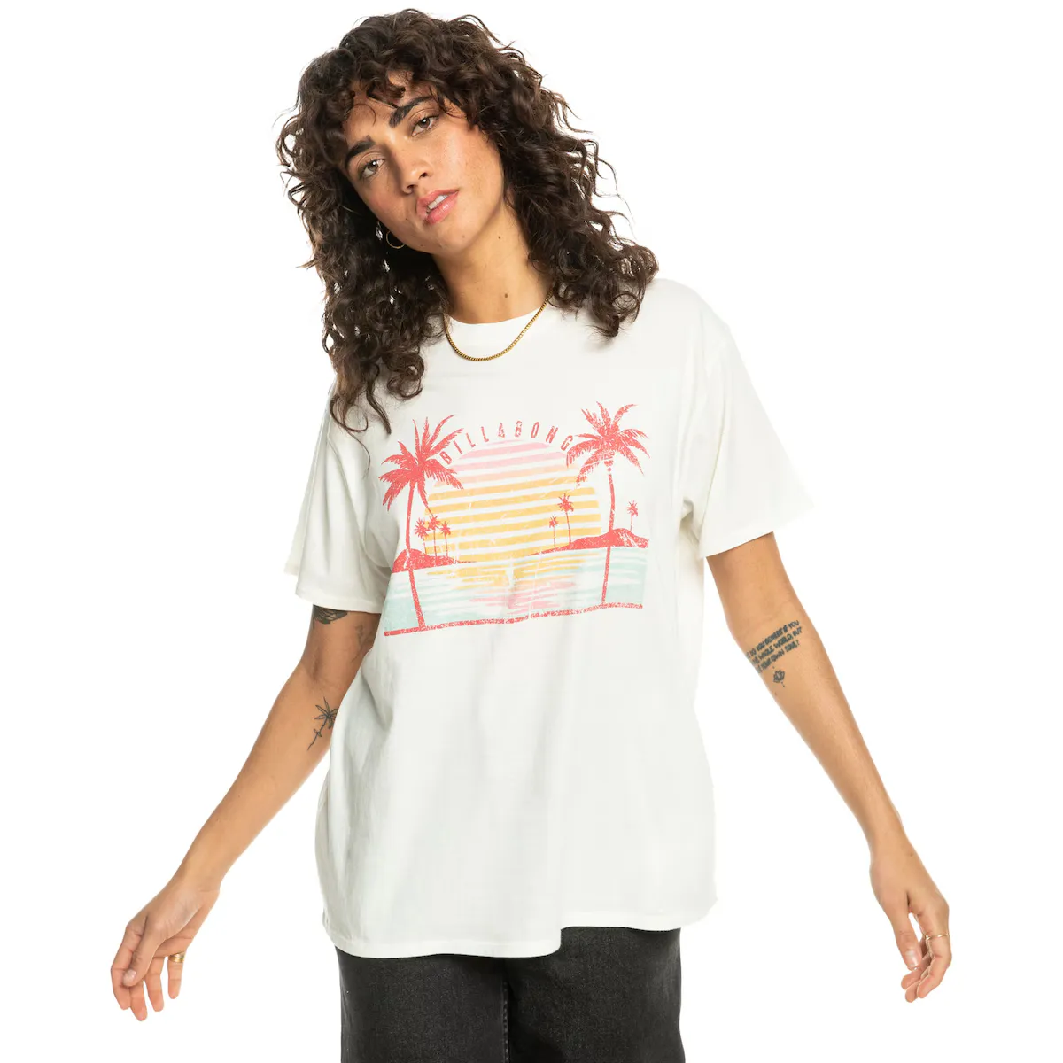 Женская футболка Billabong Golden Island, белый
Женская футболка Billabong Golden Island, белый