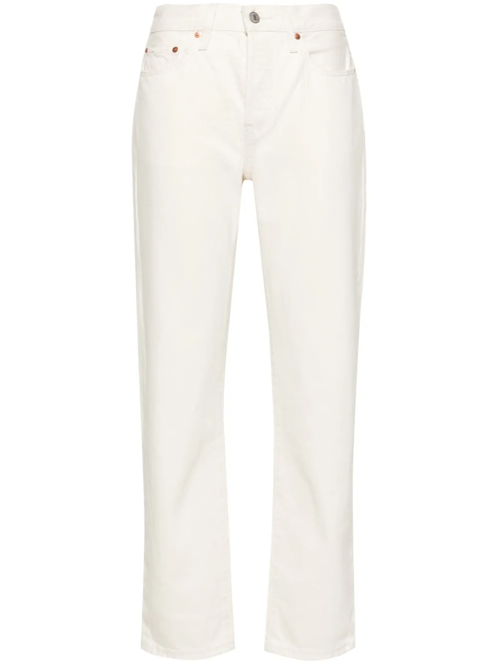 Укороченные джинсы 501 с завышенной талией Levi's, белый
Укороченные джинсы 501 с завышенной талией Levi's, белый