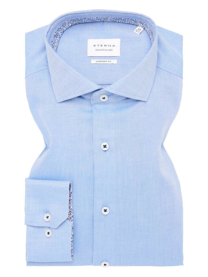 Рубашка Eterna Langarmhemd, синий
Рубашка Eterna Langarmhemd, синий