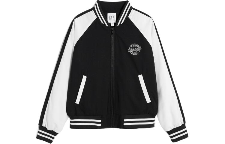 Бейсбольная майка женская с воротником-стойкой, умеренно прямого кроя GAP, черный белый
Бейсбольная майка женская с воротником-стойкой, умеренно прямого кроя GAP, черный белый