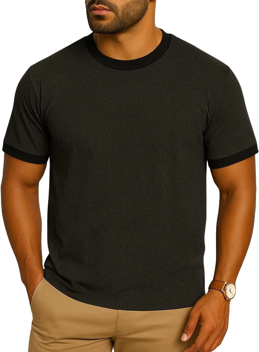 Футболка JustBlanks Men's Ringer Tee Shirt с коротким рукавом
Футболка JustBlanks Men's Ringer Tee Shirt с коротким рукавом