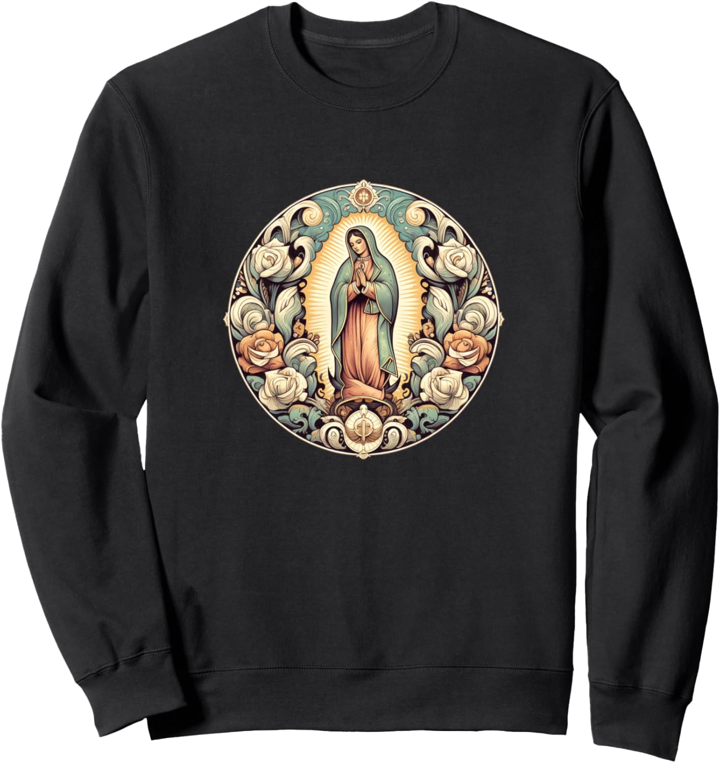 Толстовка Богоматери Гваделупской Art Nuestra Senora de Guadalupe Vintage Womens Art Snugg, черный
Толстовка Богоматери Гваделупской Art Nuestra Senora de Guadalupe Vintage Womens Art Snugg, черный