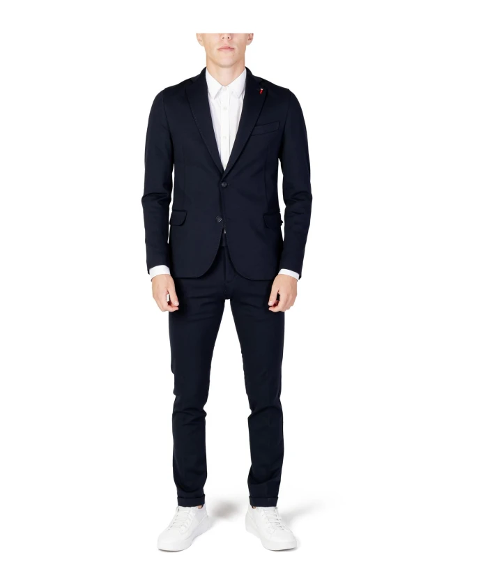 Синий костюм с V-образным вырезом для осени/зимы Mulish, синий
Синий костюм с V-образным вырезом для осени/зимы Mulish, синий