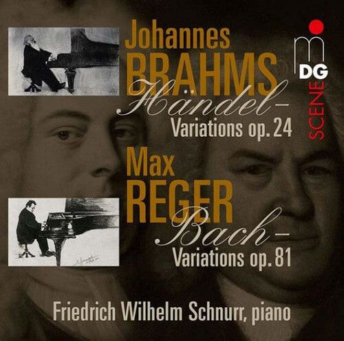 CD диск Brahms / Reger / Schnurr, Friedrich Wilhelm: Variations & Fugues on Themes By Handel & Bach
CD диск Brahms / Reger / Schnurr, Friedrich Wilhelm: Variations & Fugues on Themes By Handel & Bach