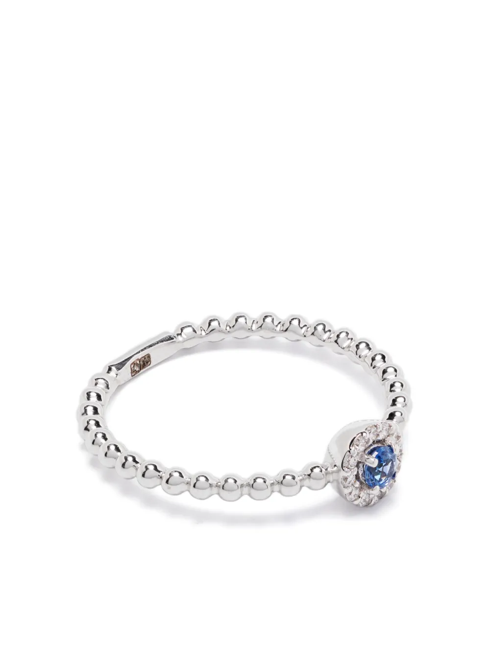 Кольцо из белого золота с бриллиантами и сапфиром ROSEKEY, серебяный
Кольцо из белого золота с бриллиантами и сапфиром ROSEKEY, серебяный